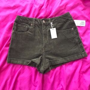 NWT forever 21 corduroy shorts